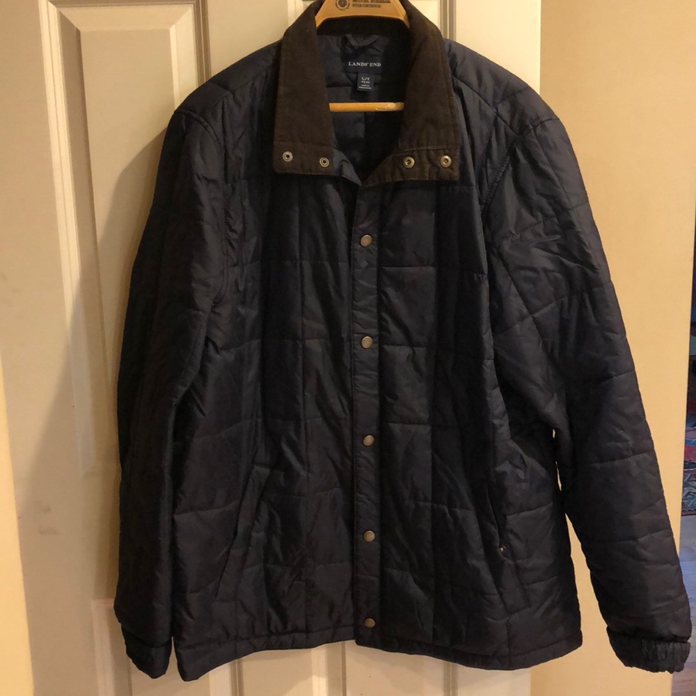 Lands End Mens Quilted Jacket